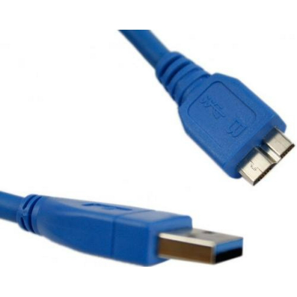 Кабель USB 3.0 AM - microUSB (5P), 1.8 м, Blue, Atcom (12826)