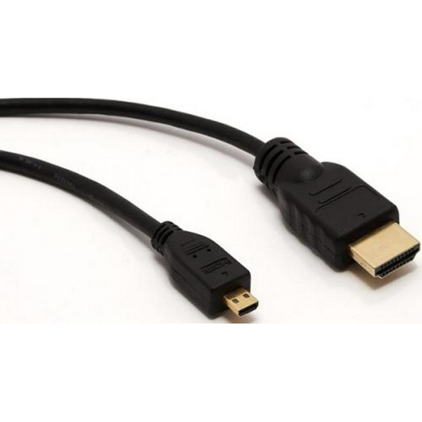 Кабель HDMI (M) - micro HDMI (M), 2 м, Black, Atcom, V1.4 (15268)