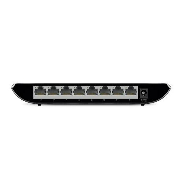 Комутатор TP-LINK TL-SG1008D, 8x100/1000 Mb/s, пластиковий корпус, некерований - 4