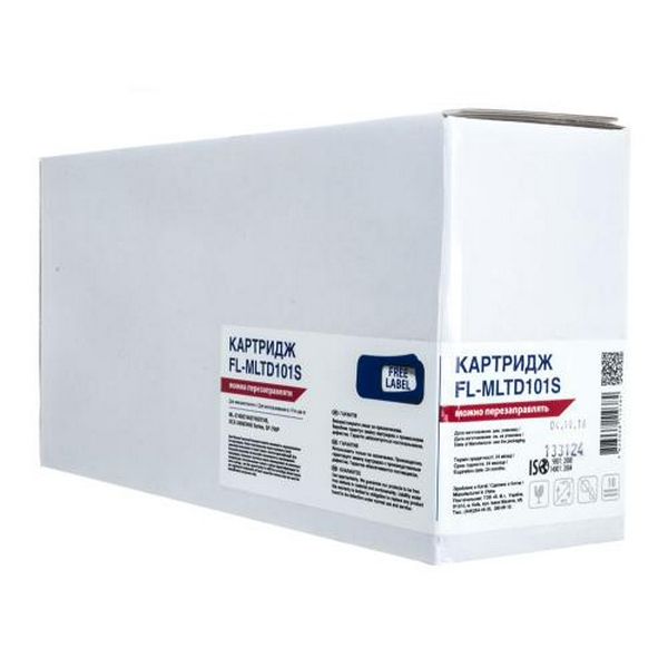 Картридж Samsung MLT-D101S, Black, ML-2160/2165, SCX-3400/3405, 1500 стор, Free Label (FL-MLTD101S)