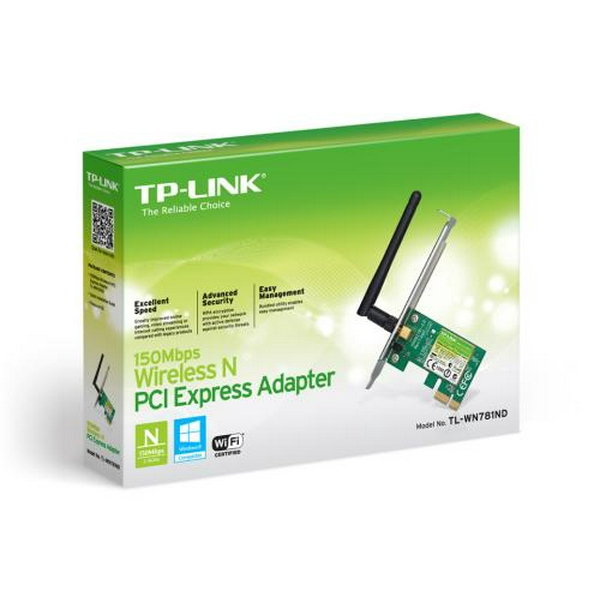 Мережева карта PCI-E TP-LINK TL-WN781ND Wi-Fi 802.11g/n 150Mb, 1 знімна антена - 2