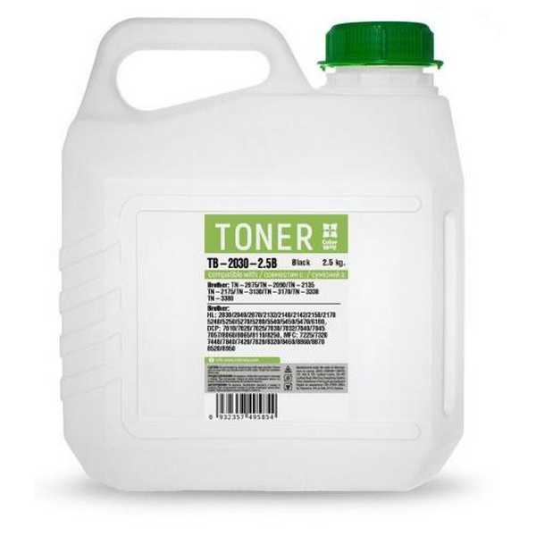 Тонер Brother HL-2030/2040/2070/5240/5250/5270/5280, 2.5 кг, ColorWay (TB-2030-2.5B)