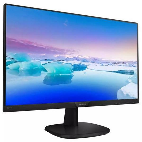 Монітор 23.8" Philips 243V7QJABF/00 Black, WLED, IPS, 1920x1080, 5 мс, 250 кд/м², 1000:1, 178°/178°, VGA/DP/HDMI, 2x2 Вт - 2