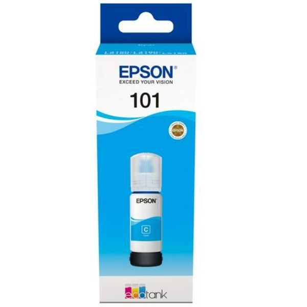 Чорнило Epson 101, Cyan, для L4150/L4160/L6160/L6170/L6190, 70 мл (C13T03V24A)