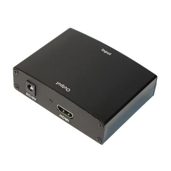 Перехідник HDMI (F) - VGA (F), Atcom HDV01, Black, 2xRCA для звуку (15271)