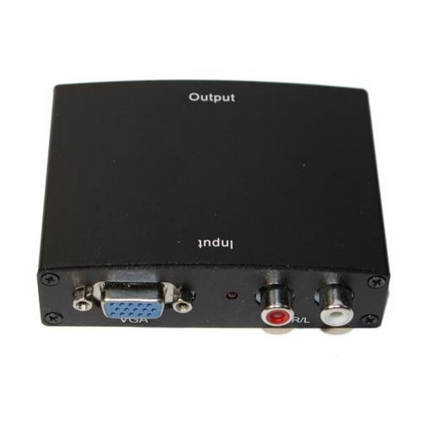 Перехідник HDMI (F) - VGA (F), Atcom HDV01, Black, 2xRCA для звуку (15271) - 2