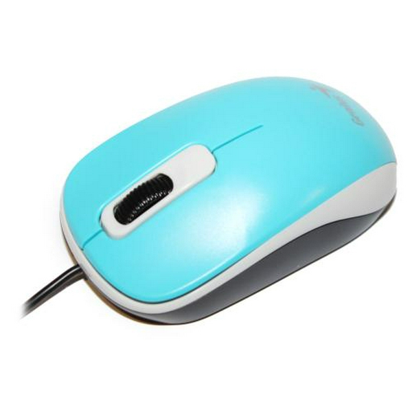 Миша Genius DX-110, Blue, USB, оптична, 1000 dpi, 3 кнопки, 1.5 м