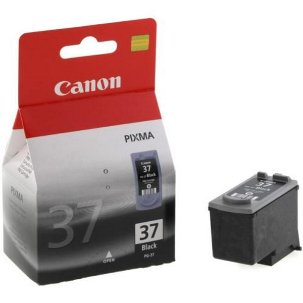 Картридж Canon PG-37, Black, iP1800/1900/2500/2600, MP140/190/210/220/470, MX300/310, 11 мл (2145B005)
