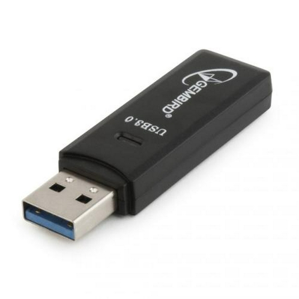 Кардридер USB Gembird UHB-CR3-01, Black, USB 3.0 - microSD / SD