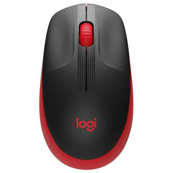 Миша Logitech M190, Red/Black, USB, бездротова, оптична, 1000 dpi, 3 кнопки, 1xAA (910-005908)