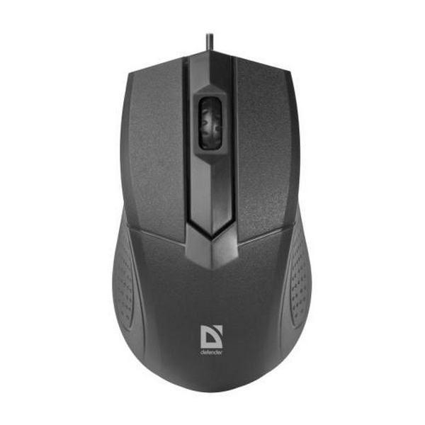 Миша Defender Optimum MB-270, Black, USB, оптична, 1000 dpi, 3 кнопки, 1.5 м (52270)