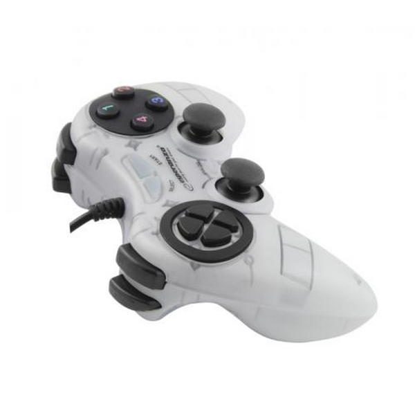Геймпад Esperanza GX400 "Fighter", White, USB, вібрація, для PC, 2 аналогових стіка, 12 кнопок (EGG105W) - 2