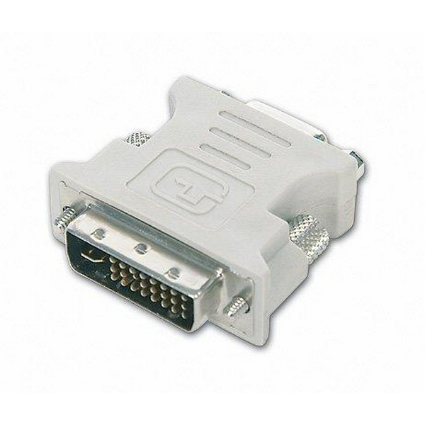 Перехідник DVI-I (M) - VGA (F), Cablexpert, White (A-DVI-VGA)