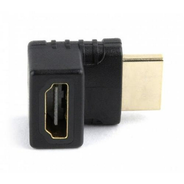Перехідник HDMI (M) - HDMI (F), Cablexpert, Black, кутовий роз'єм (A-HDMI270-FML) - 2