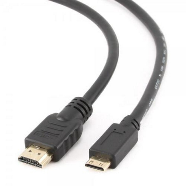 Кабель HDMI (M) - mini HDMI (M), 1.8 м, Black, Cablexpert, V1.4, 4K / 60 Гц (CC-HDMI4C-6)