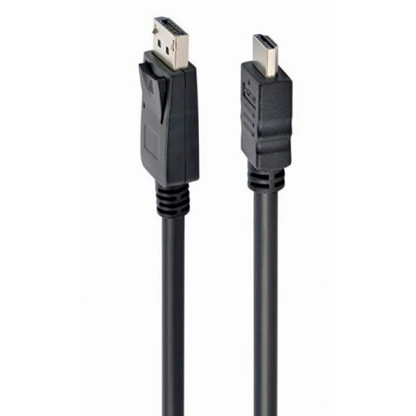 Кабель DisplayPort (M) - HDMI (M), 3 м, Black, Cablexpert (CC-DP-HDMI-3M) - 3
