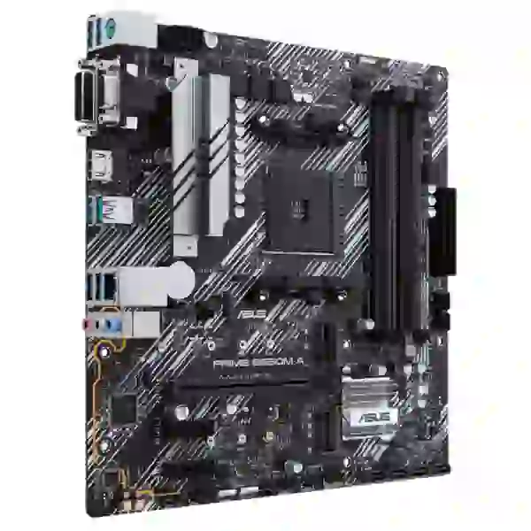 Мат.плата AM4 (B550) Asus PRIME B550M-A/CSM, B550, 4xDDR4, Int.Video(CPU), 4xSATA3, 2xM.2, 1xPCI-E 16x 4.0, 2xPCI-E 1x 3.0, ALC887, RTL8111H, 8xUSB3.2/4xUSB2.0, VGA/DVI-D/HDMI, MicroATX - 3